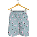 Poodle And Crown Pattern Print Men's Shorts