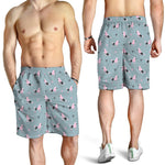 Poodle And Crown Pattern Print Men's Shorts