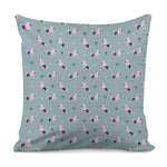 Poodle And Crown Pattern Print Pillow Cover