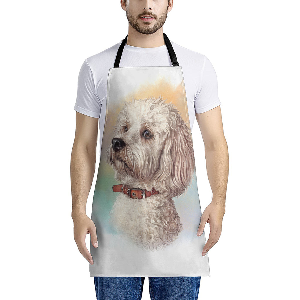 Poodle Portrait Print Apron