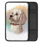 Poodle Portrait Print Car Center Console Cover