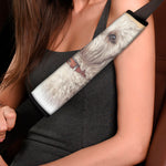 Poodle Portrait Print Car Seat Belt Covers
