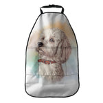 Poodle Portrait Print Car Seat Organizers