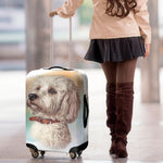 Poodle Portrait Print Luggage Cover