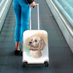 Poodle Portrait Print Luggage Cover