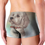 Poodle Portrait Print Men's Boxer Briefs