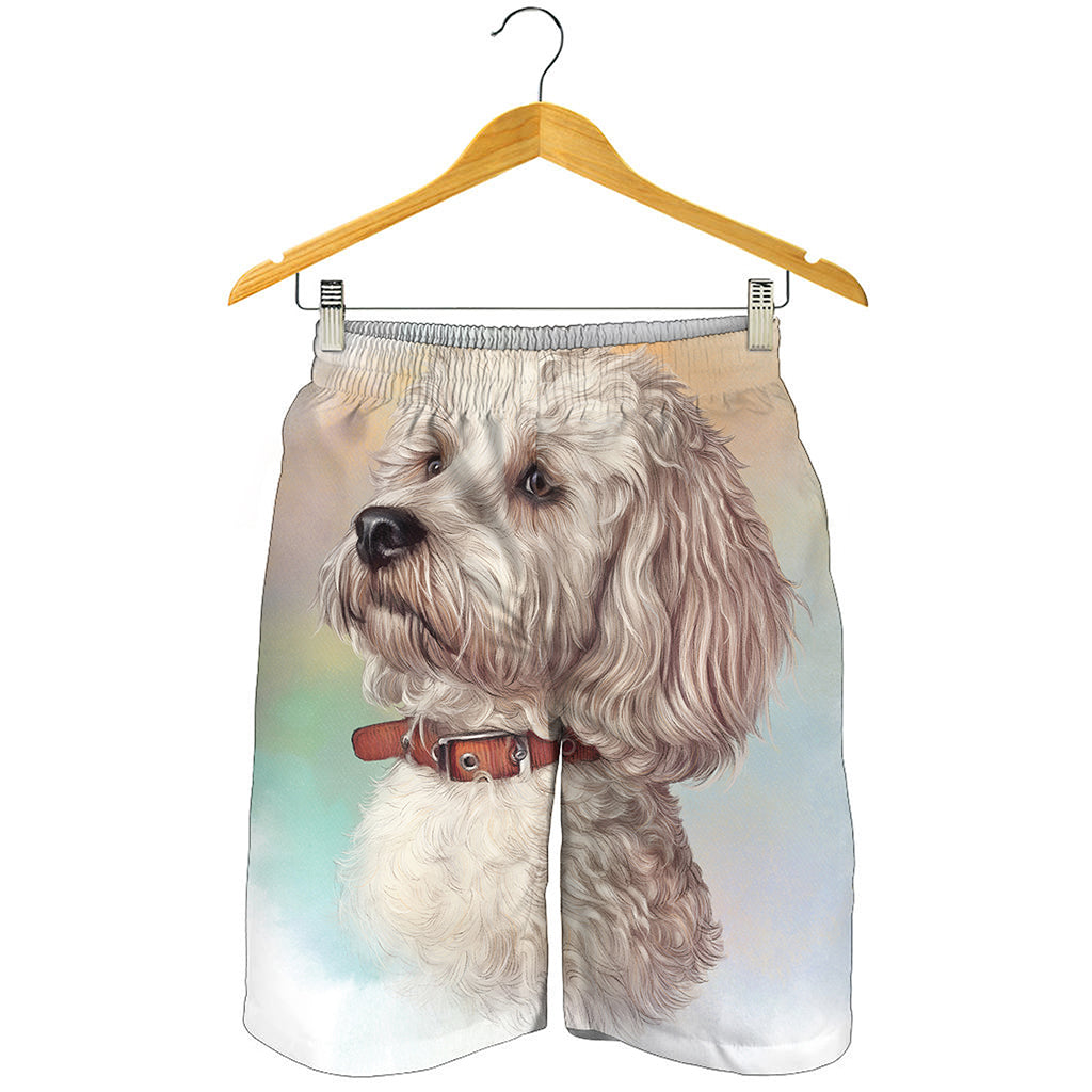 Poodle Portrait Print Men's Shorts