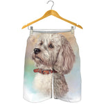 Poodle Portrait Print Men's Shorts