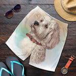 Poodle Portrait Print Men's Shorts