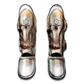 Poodle Portrait Print Muay Thai Shin Guards