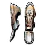 Poodle Portrait Print Muay Thai Shin Guard