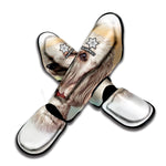 Poodle Portrait Print Muay Thai Shin Guard