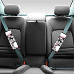 Poodle With Glasses Print Car Seat Belt Covers