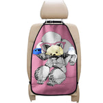 Poodle With Glasses Print Car Seat Organizers