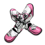 Poodle With Glasses Print Muay Thai Shin Guard