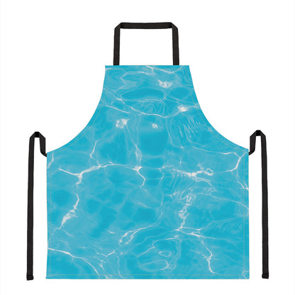 Pool Water Surface Print Apron