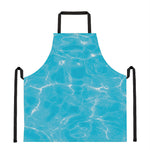 Pool Water Surface Print Apron