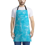 Pool Water Surface Print Apron