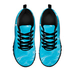 Pool Water Surface Print Black Sneakers