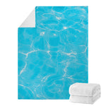 Pool Water Surface Print Blanket