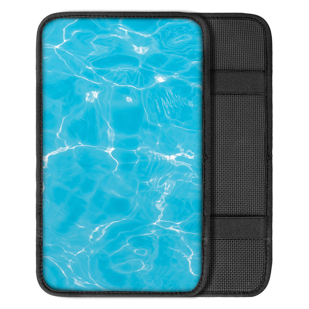 Pool Water Surface Print Car Center Console Cover