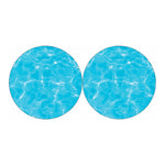 Pool Water Surface Print Car Coasters