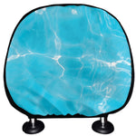 Pool Water Surface Print Car Headrest Covers