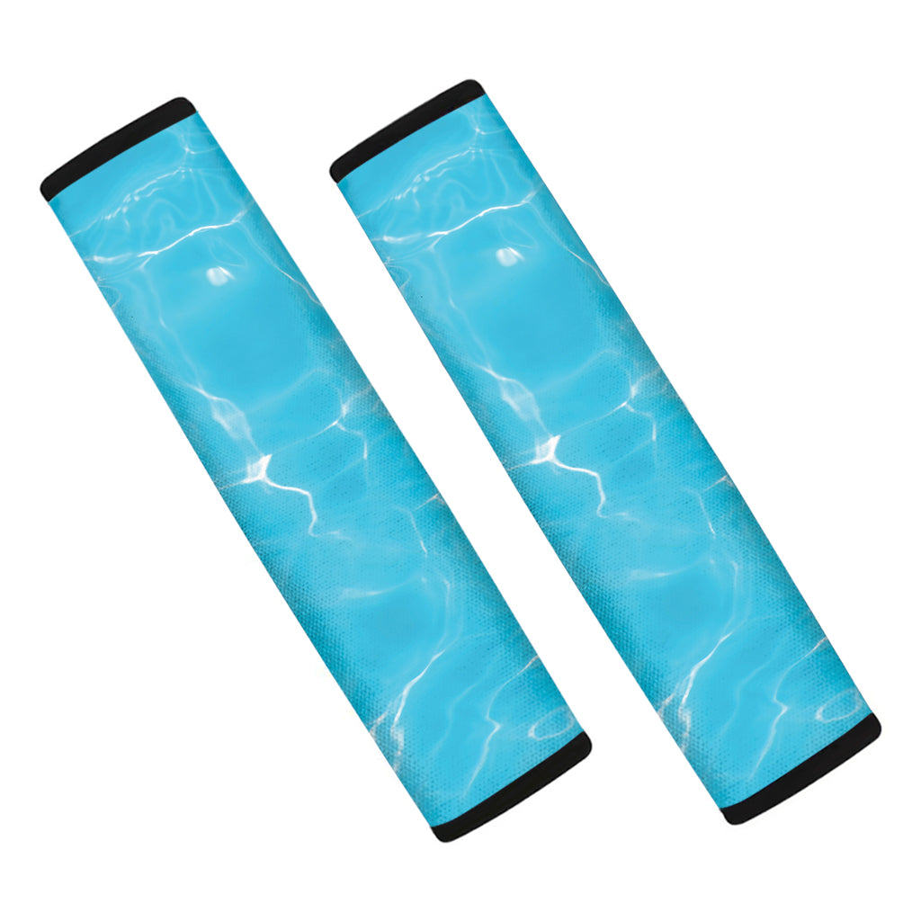 Pool Water Surface Print Car Seat Belt Covers