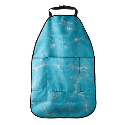 Pool Water Surface Print Car Seat Organizers