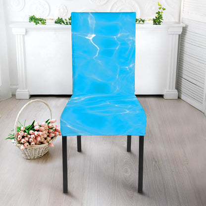 Pool Water Surface Print Dining Chair Slipcover