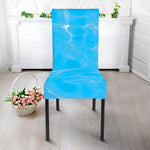 Pool Water Surface Print Dining Chair Slipcover