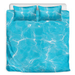 Pool Water Surface Print Duvet Cover Bedding Set
