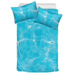 Pool Water Surface Print Duvet Cover Bedding Set