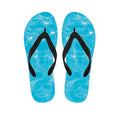 Pool Water Surface Print Flip Flops