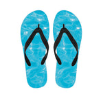 Pool Water Surface Print Flip Flops