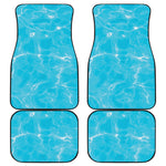 Pool Water Surface Print Front and Back Car Floor Mats