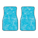 Pool Water Surface Print Front Car Floor Mats