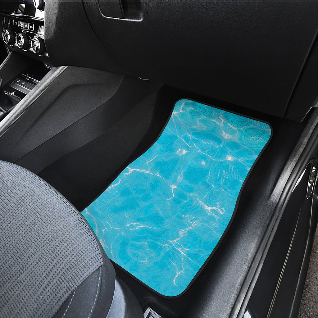 Pool Water Surface Print Front Car Floor Mats