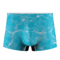 Pool Water Surface Print Men's Boxer Briefs