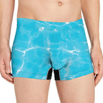 Pool Water Surface Print Men's Boxer Briefs