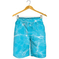 Pool Water Surface Print Men's Shorts
