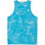Pool Water Surface Print Men's Tank Top