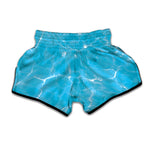 Pool Water Surface Print Muay Thai Boxing Shorts