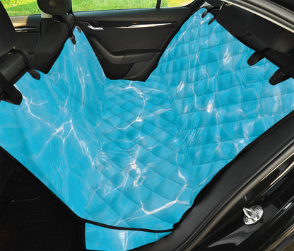 Pool Water Surface Print Pet Car Back Seat Cover