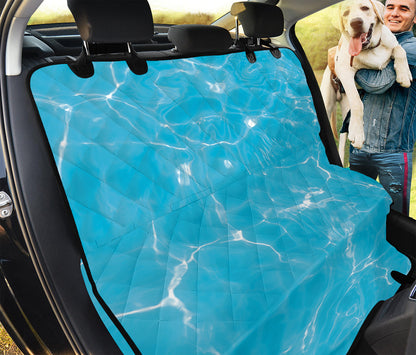 Pool Water Surface Print Pet Car Back Seat Cover