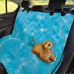 Pool Water Surface Print Pet Car Back Seat Cover