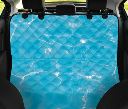 Pool Water Surface Print Pet Car Back Seat Cover