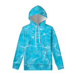 Pool Water Surface Print Pullover Hoodie
