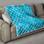Pool Water Surface Print Quilt