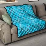 Pool Water Surface Print Quilt